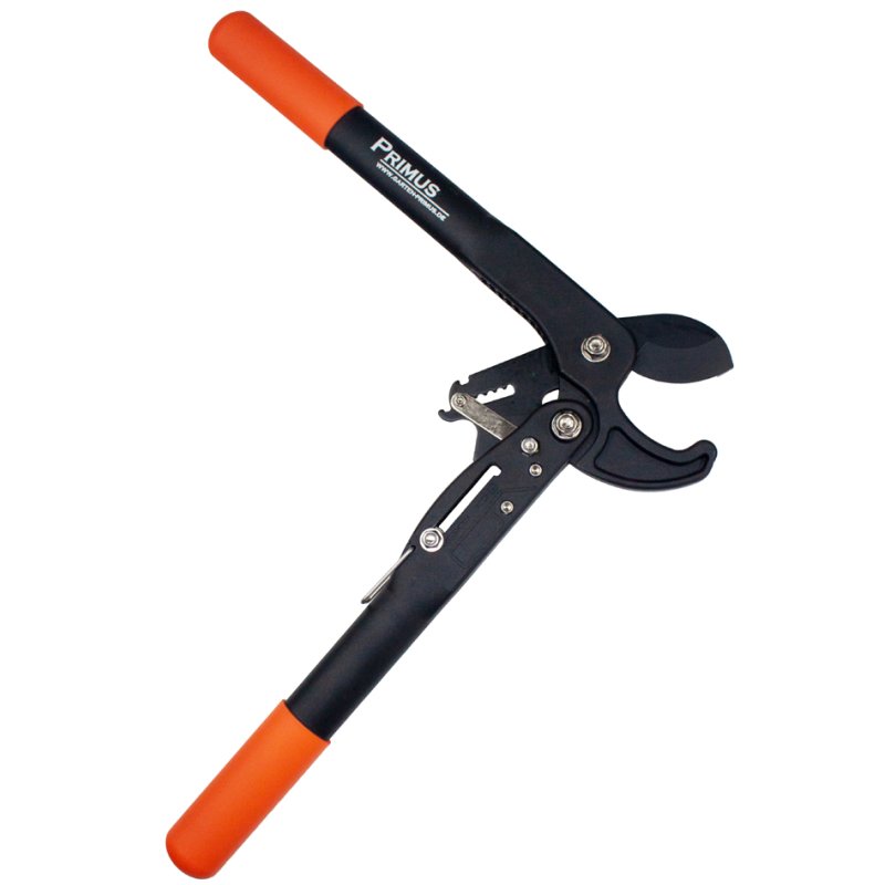 PRIMUS Dual-Cut sécateur femme, noir/orange, jusqu'à 35 mm d'épaisseur de branche